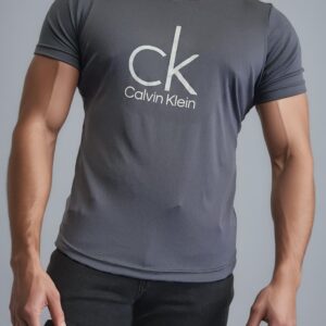 camiseta estilo básico premium- gris Calvin