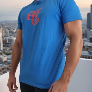 camiseta estilo básico premium- Azul AF