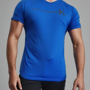 camiseta estilo básico premium- Azul Electrico Calvin
