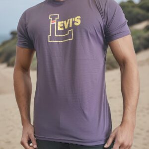 camiseta estilo básico premium- Lila Levis