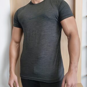 camiseta estilo básico premium- Negra Grisaceo Hilfiger