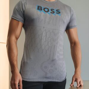 camiseta estilo básico premium- Gris Claro Boss