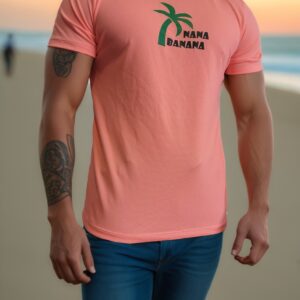 camiseta estilo básico premium- Coral Banana Republic