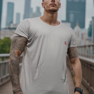 camiseta estilo básico premium- Crema CK