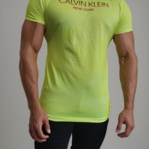 camiseta estilo básico premium- Verde Lima Calvin Klein