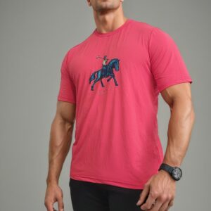 camiseta estilo básico premium- Coral Fucsi Polo