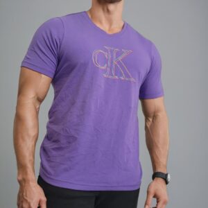 camiseta estilo básico premium- Morada CK