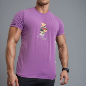 camiseta estilo básico premium- Morada Lila Polo RL
