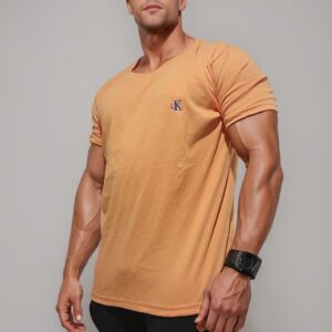 camiseta estilo básico premium- Ck Naranja