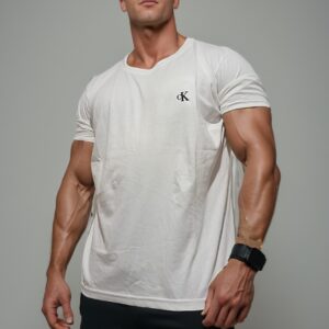 camiseta estilo básico premium- Ck Blanca