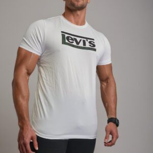 camiseta estilo básico premium- Levis Blanca