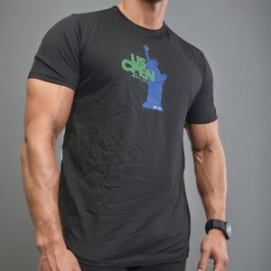 camiseta estilo básico premium- US Open Negra