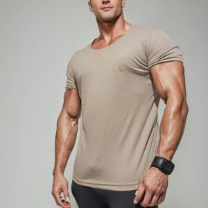 camiseta estilo básico premium- Ck Crema
