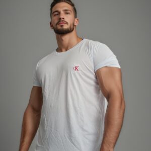 camiseta estilo básico premium- Blanca CK