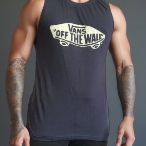 Camiseta Sin Mangas- Vans Azul Oscuro