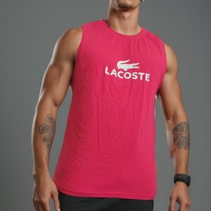 Camiseta Sin Mangas-  Lacoste Roja